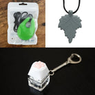 2 Light Chewer Chewelry + 1 Fidget Toy Bundle (choose your colors) Green Grey
