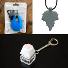 2 Light Chewer Chewelry + 1 Fidget Toy Bundle (choose your colors) Blue Grey