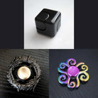 3 Beloved Fidget Spinners Bundle Black Black Swirl