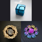 3 Beloved Fidget Spinners Bundle Turquoise Gold Fire
