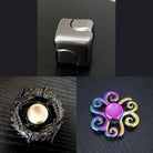 3 Beloved Fidget Spinners Bundle Silver Black Swirl