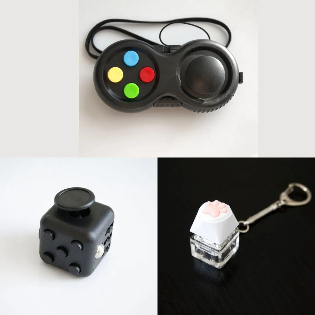 3 Bestselling Fidgets Bundle All Black Classic