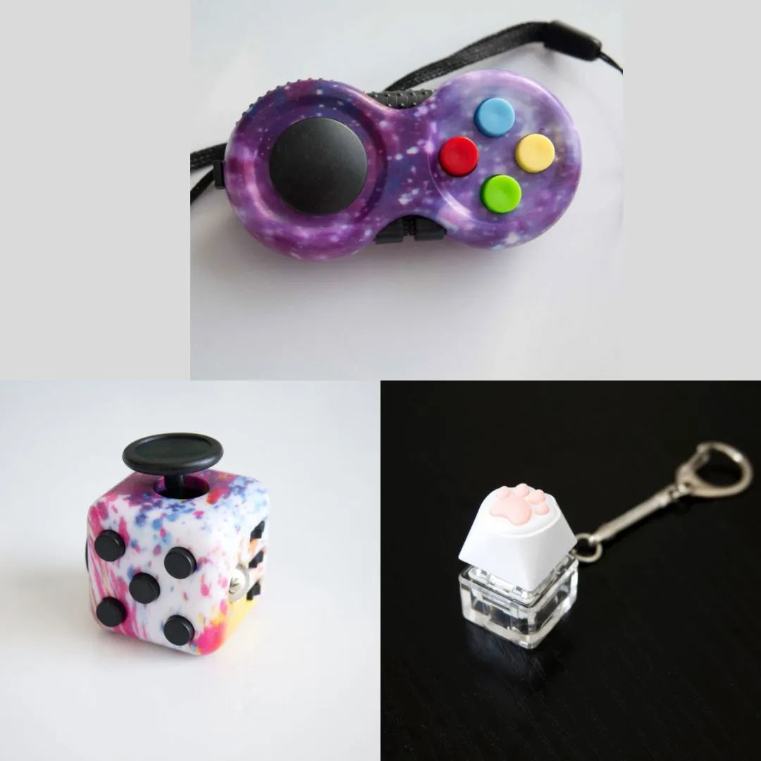 3 Bestselling Fidgets Bundle Paint Splatter Galaxy