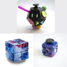 3 Fidgeting Cubes Bundle Galaxy Galaxy Multi Colored