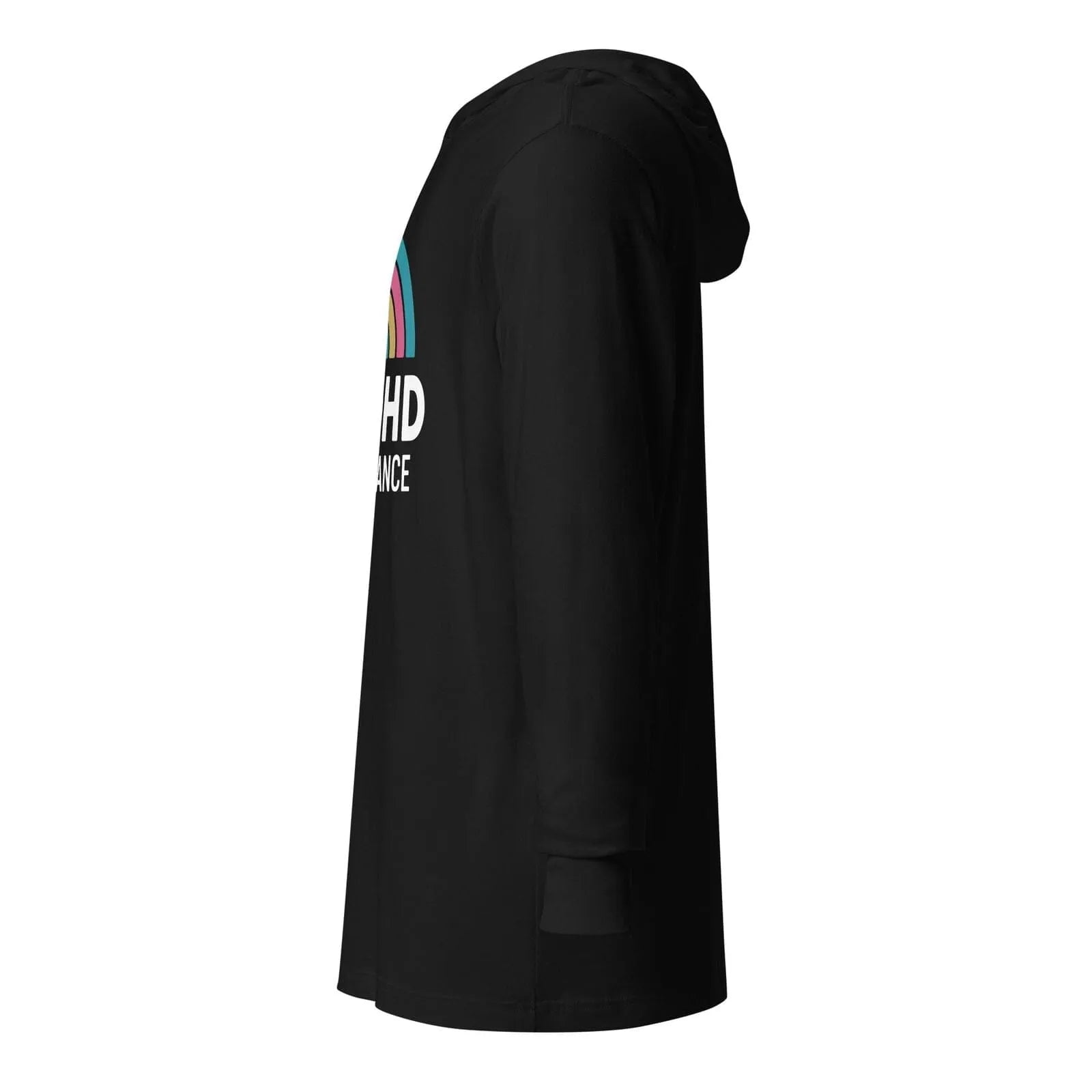 AuDHD Acceptance Hooded long-sleeve tee