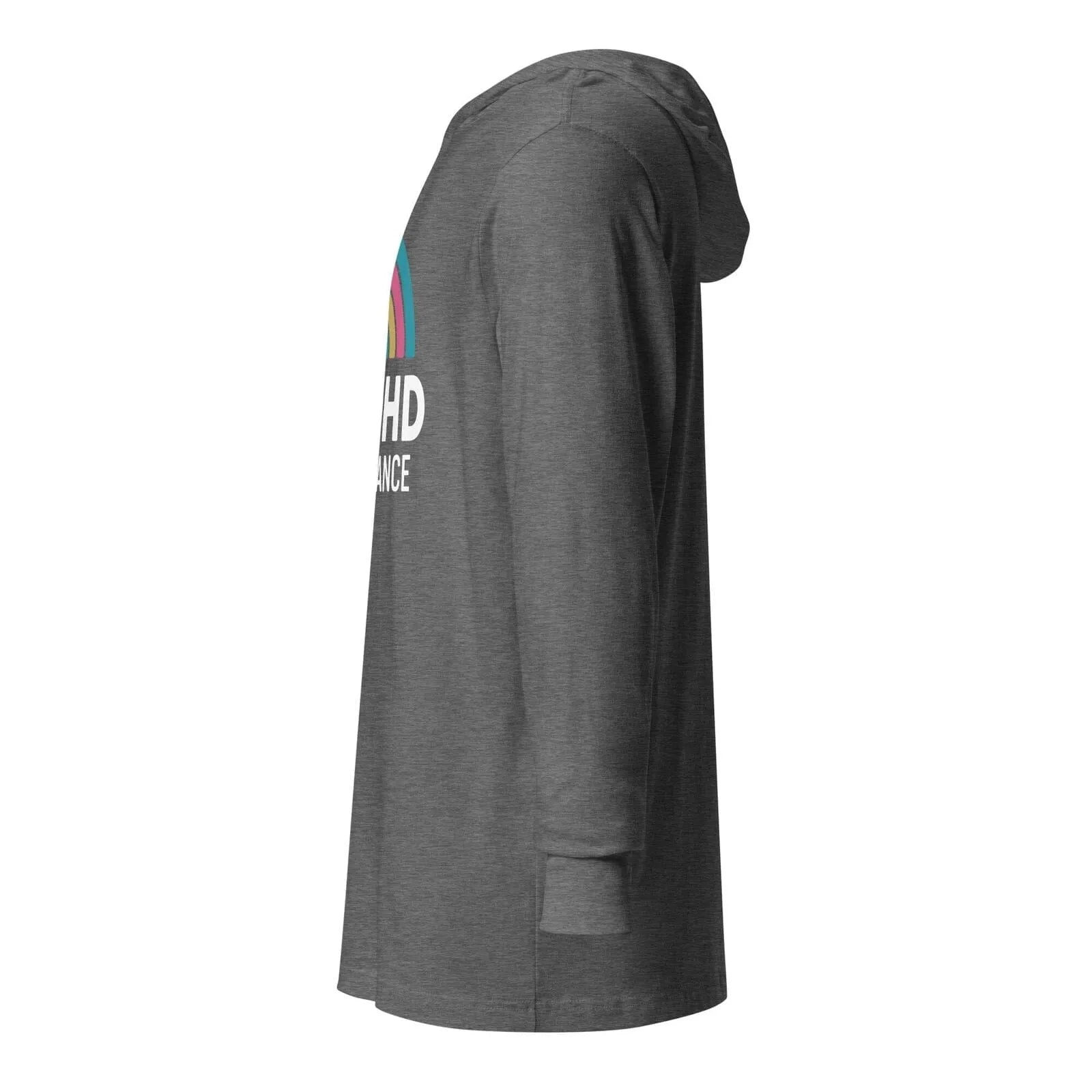 AuDHD Acceptance Hooded long-sleeve tee