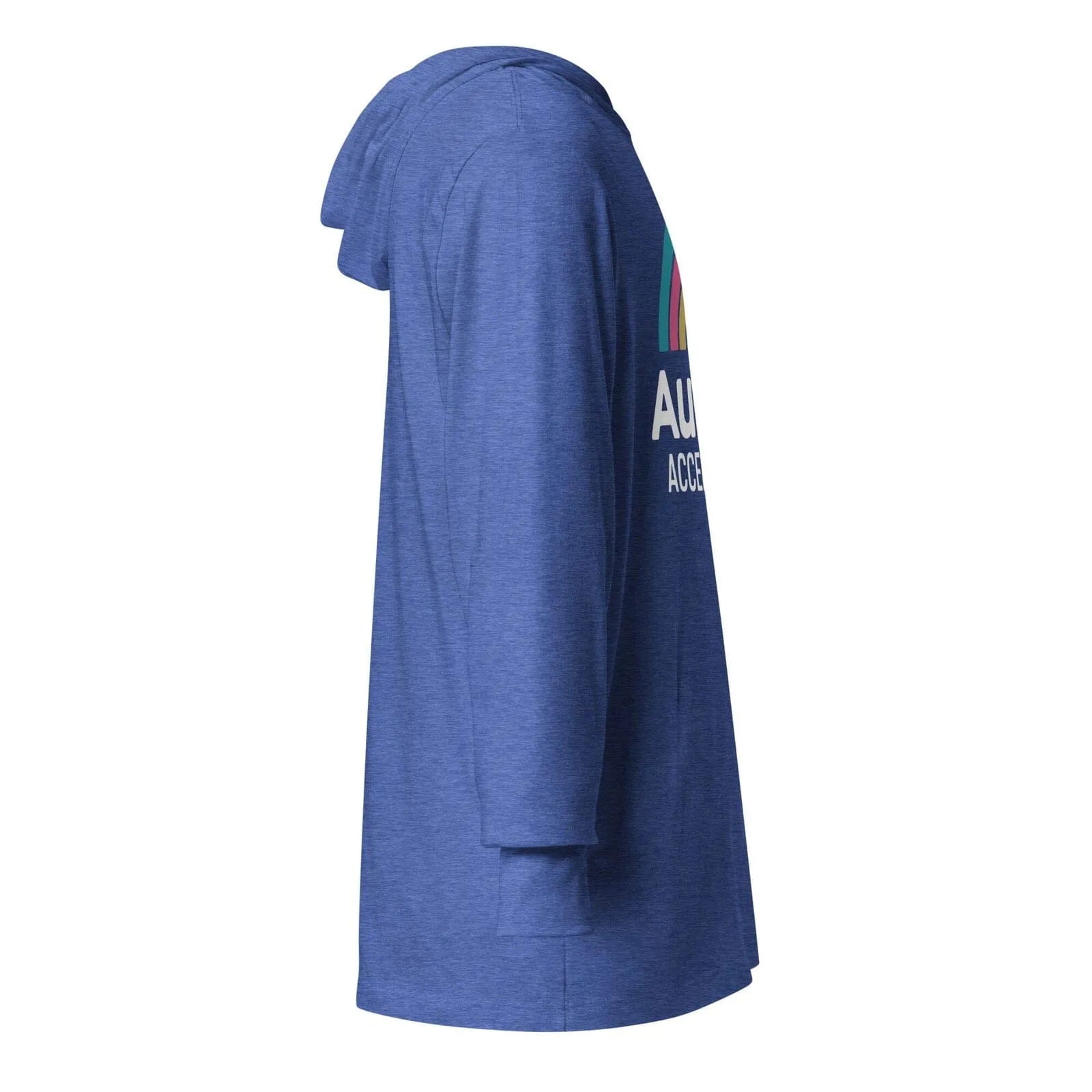 AuDHD Acceptance Hooded long-sleeve tee