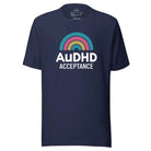 AuDHD Acceptance Unisex t-shirt Navy XS