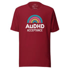 AuDHD Acceptance Unisex t-shirt Cardinal XS