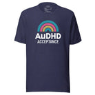 AuDHD Acceptance Unisex t-shirt Heather Midnight Navy XS