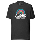 AuDHD Acceptance Unisex t-shirt Dark Grey Heather XS