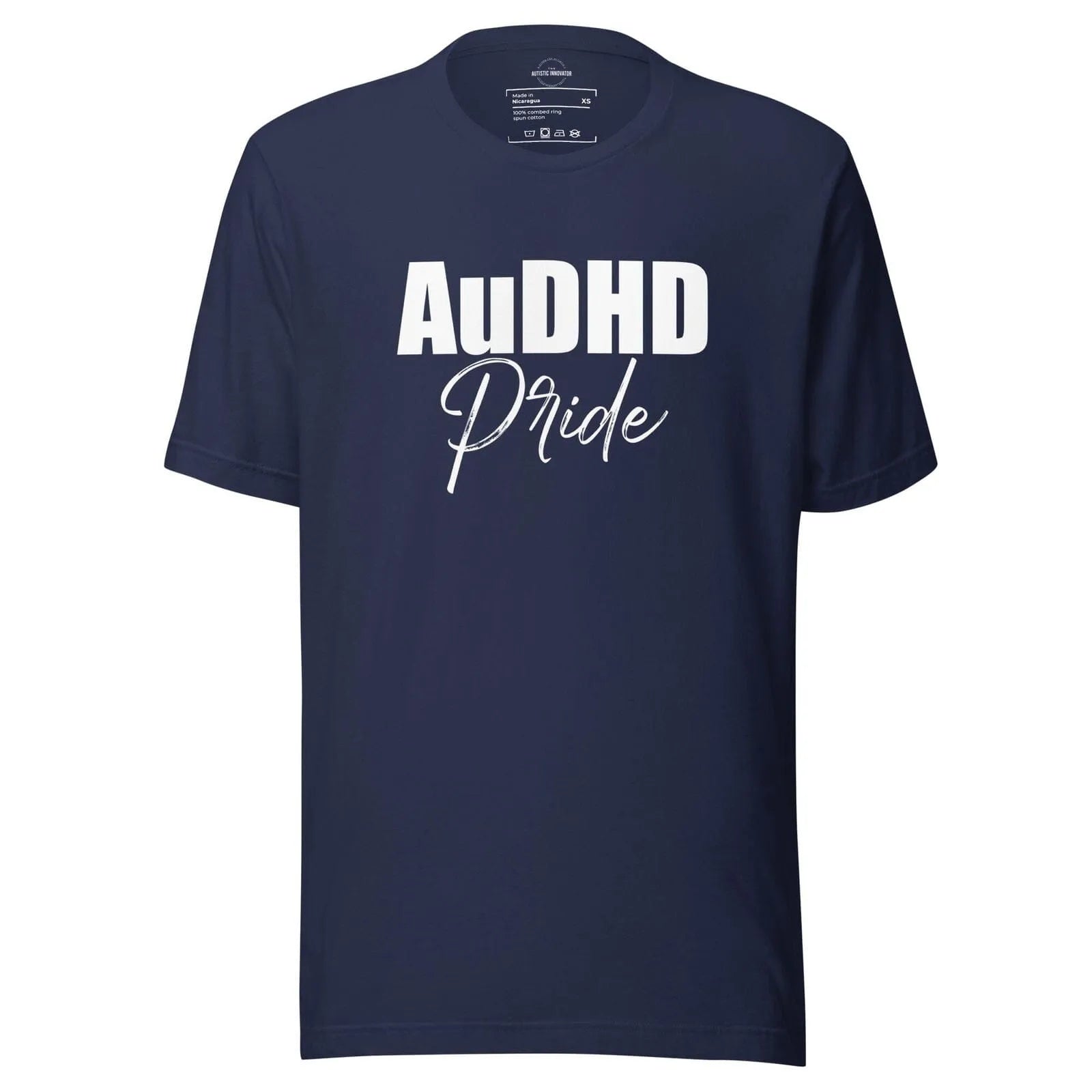 AuDHD Pride Unisex t-shirt Navy XS