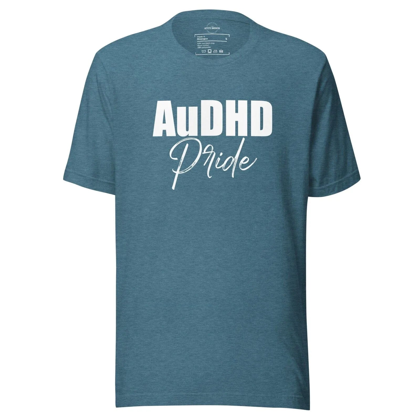 AuDHD Pride Unisex t-shirt Heather Deep Teal S