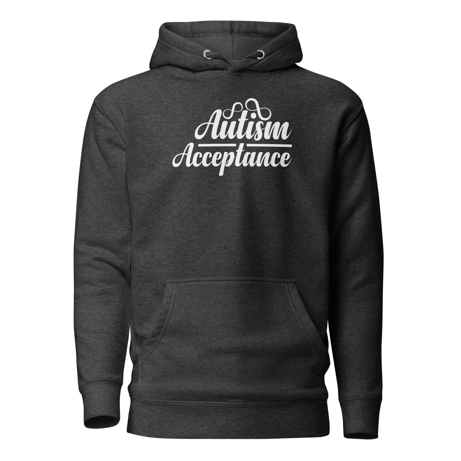 Autism Acceptance Unisex Hoodie Charcoal Heather S