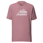Autism Acceptance Unisex t-shirt Heather Orchid S
