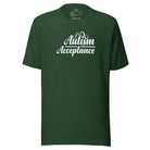 Autism Acceptance Unisex t-shirt Forest S