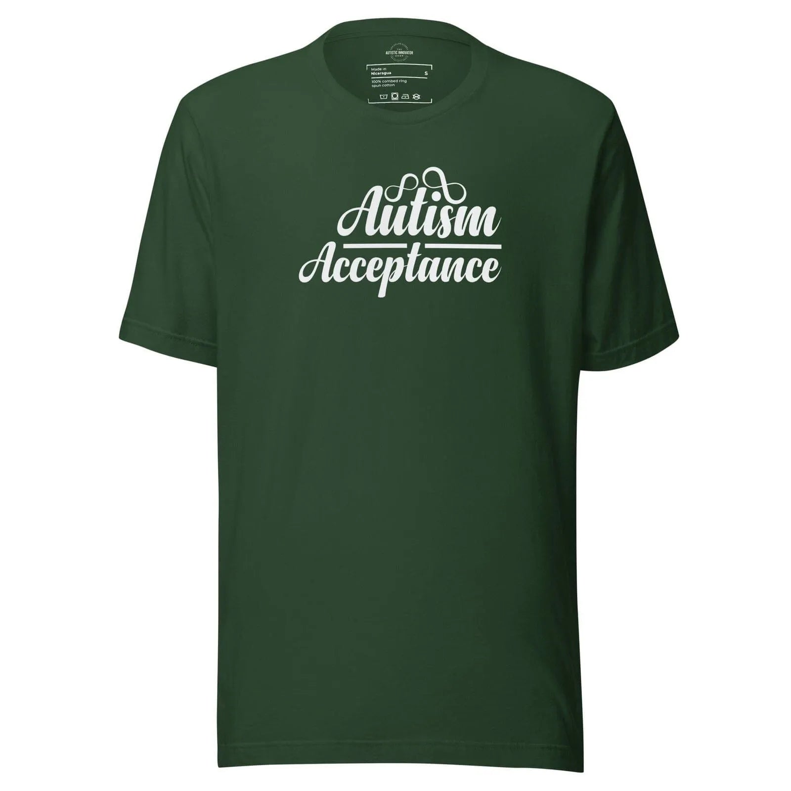 Autism Acceptance Unisex t-shirt Forest S