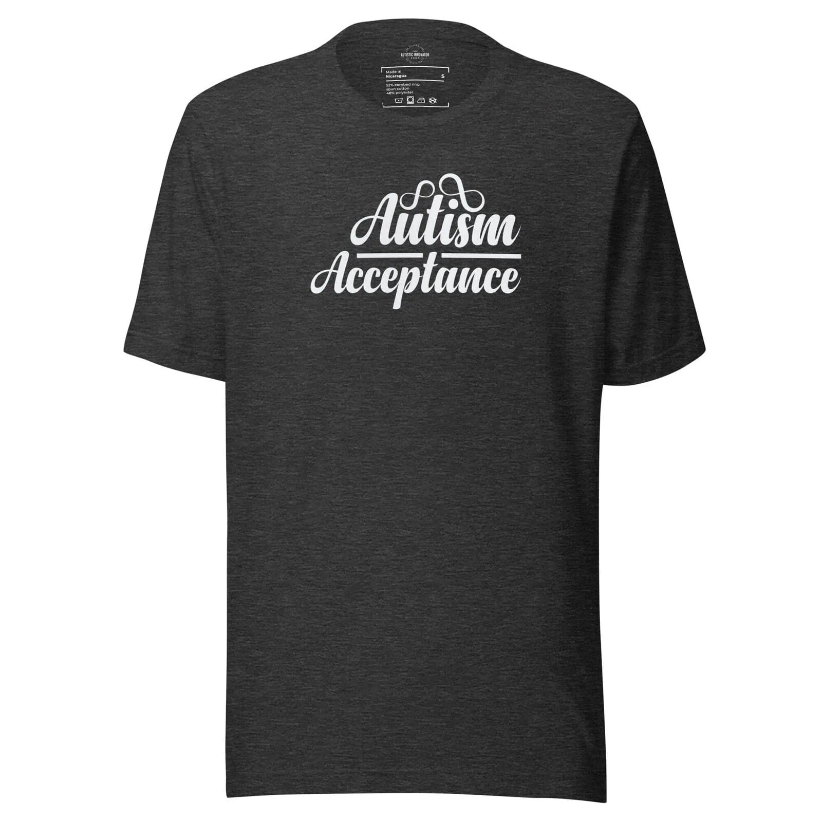 Autism Acceptance Unisex t-shirt Dark Grey Heather S