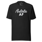 Autistic AF Unisex t-shirt Black Heather XS