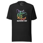 Autistic Cat Unisex t-shirt Black Heather XS