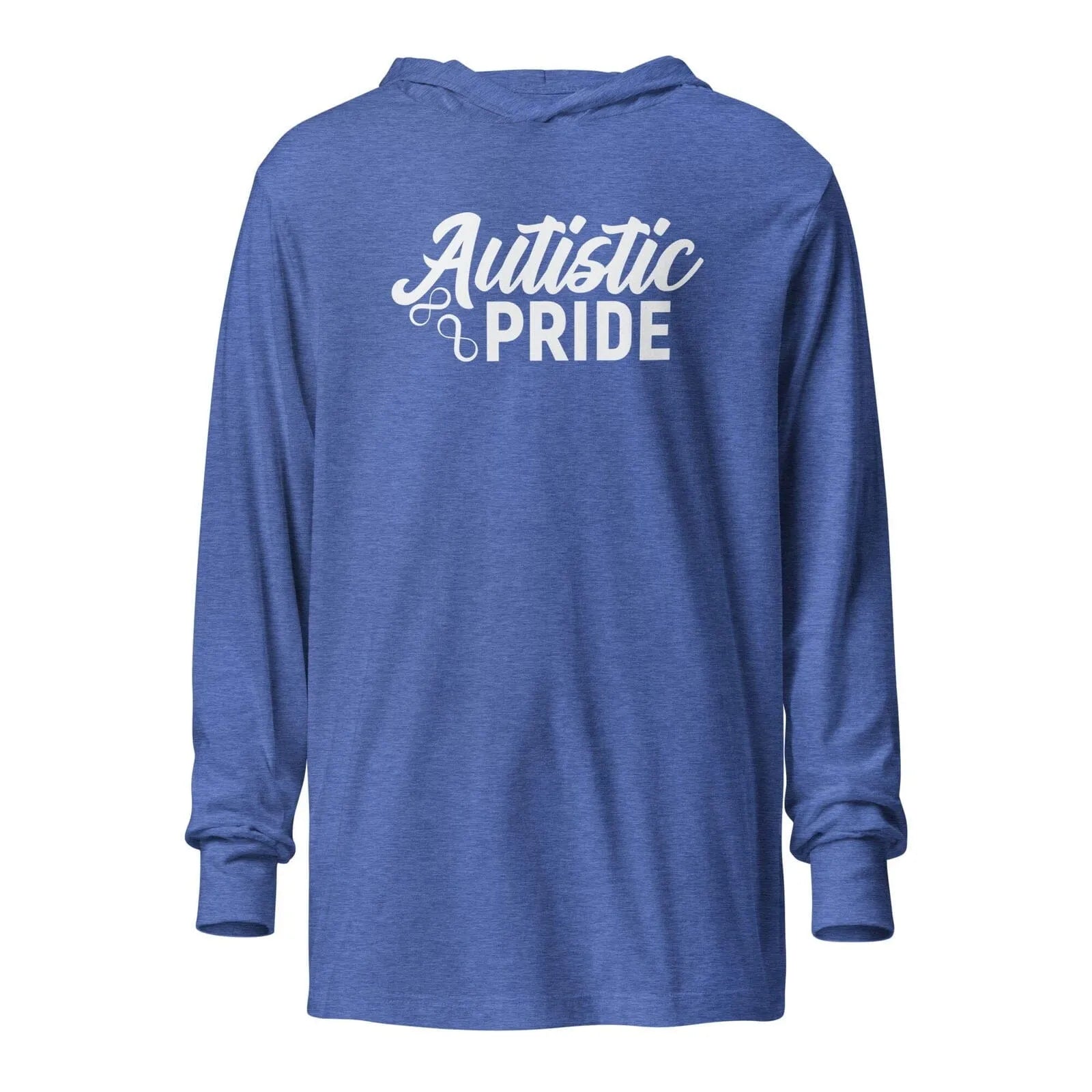 Autistic Pride Unisex Hooded long-sleeve tee Heather True Royal XS