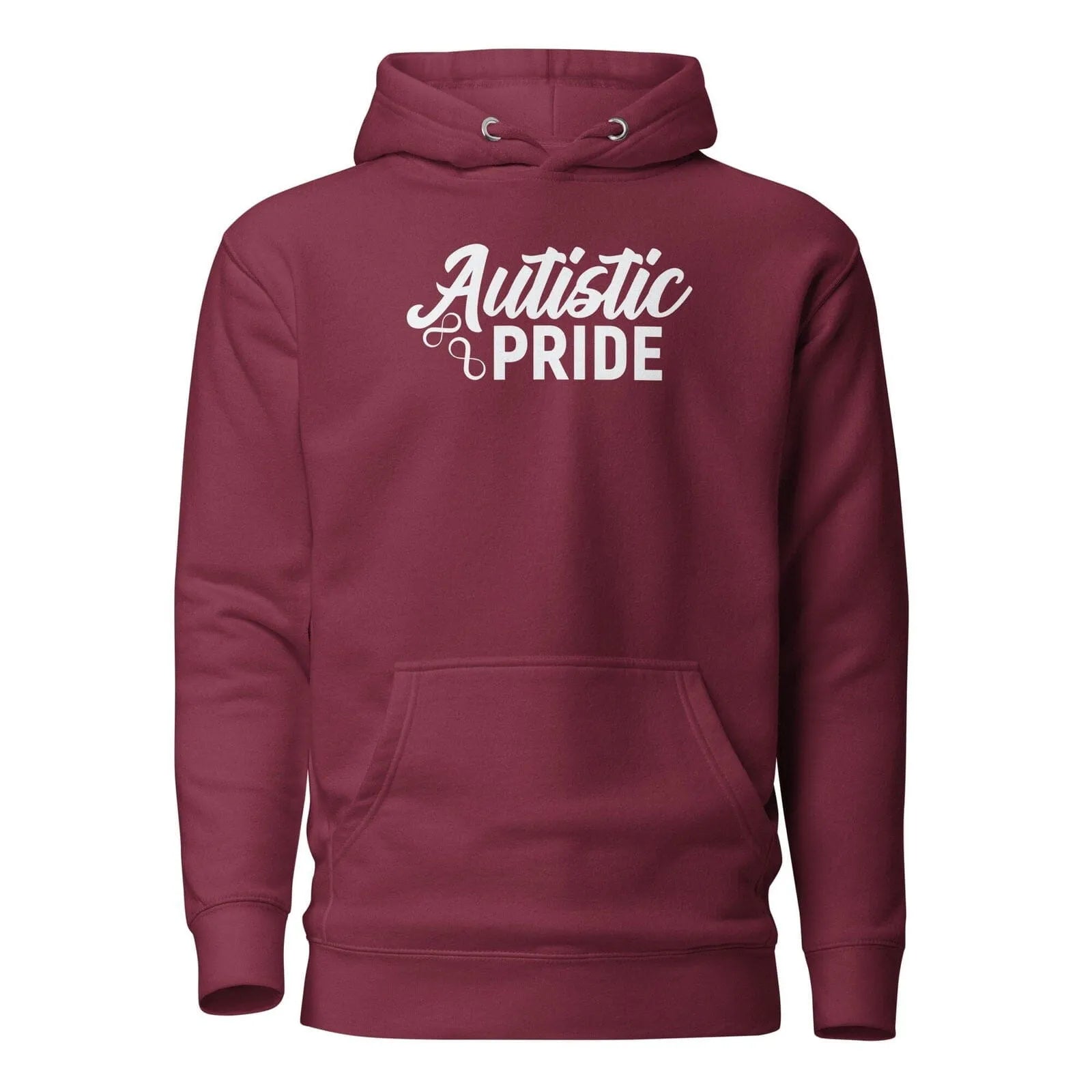 Autistic Pride Unisex Hoodie Maroon S