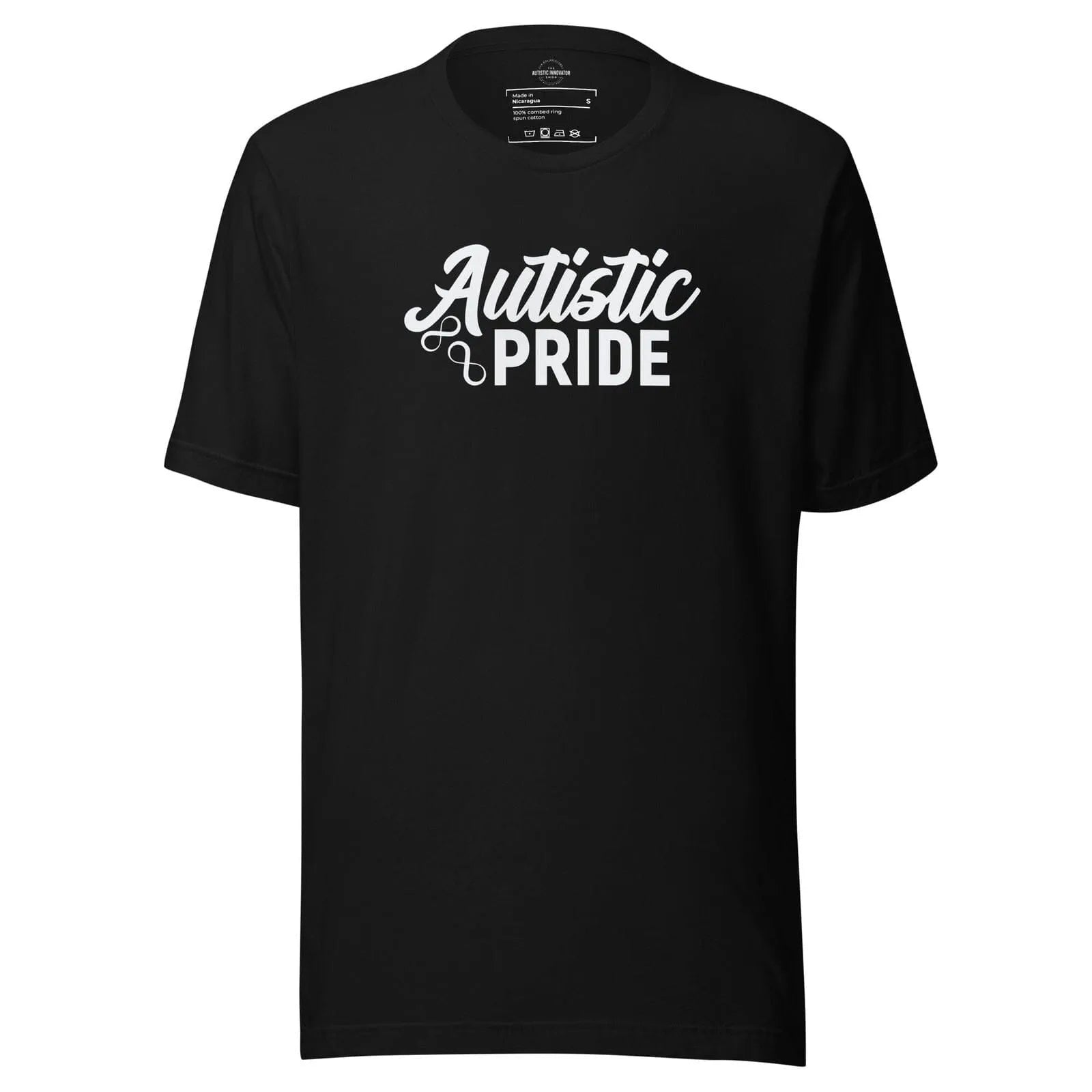 Autistic Pride Unisex t-shirt Black S