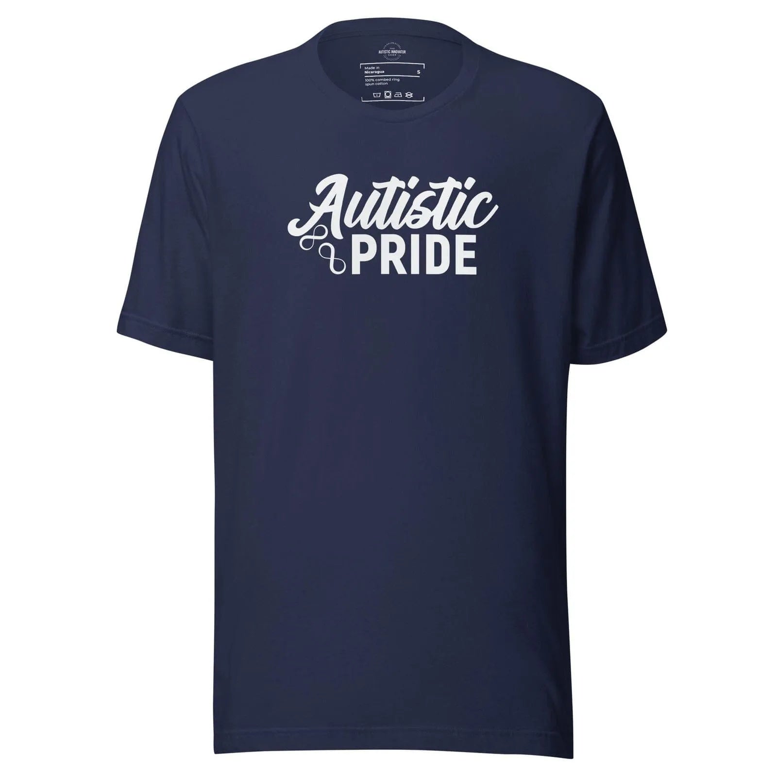 Autistic Pride Unisex t-shirt Navy S