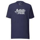 Autistic Pride Unisex t-shirt Heather Midnight Navy S