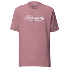 Awesomely Autistic Unisex t-shirt Heather Orchid S