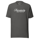 Awesomely Autistic Unisex t-shirt Asphalt S