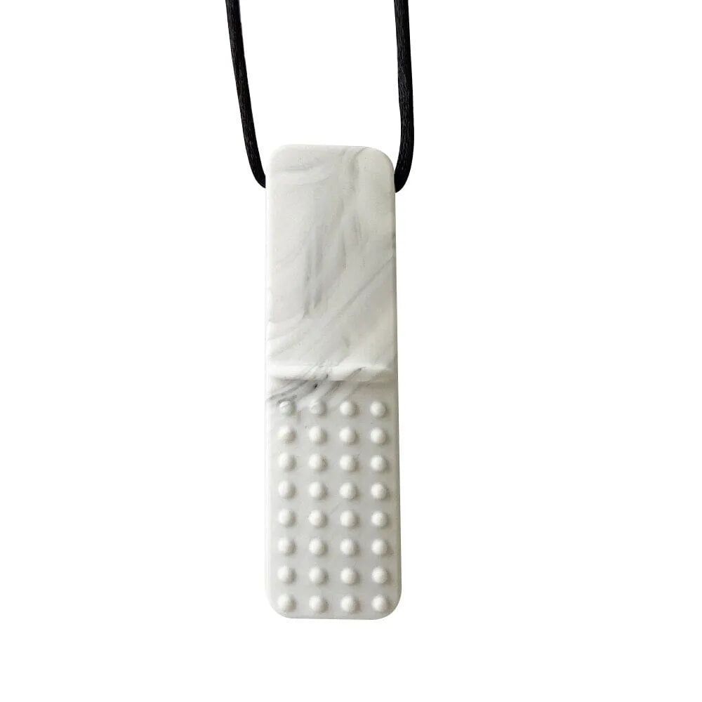 Bar Chew Necklace Marble