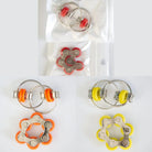 Bike Chain Fidgets (3 pack) Orange Red Yellow