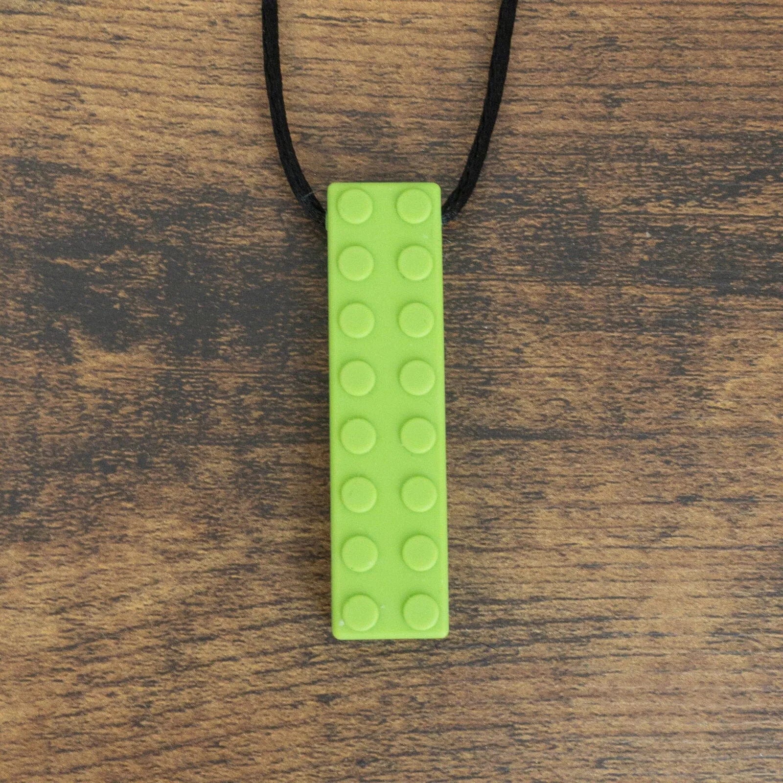 Block Pendant Chew Necklace