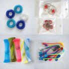 Bulk Fidget Toy Bundle (18 Fidgets) Blue Ocean Red