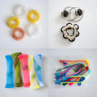 Bulk Fidget Toy Bundle (18 Fidgets) Golden Black