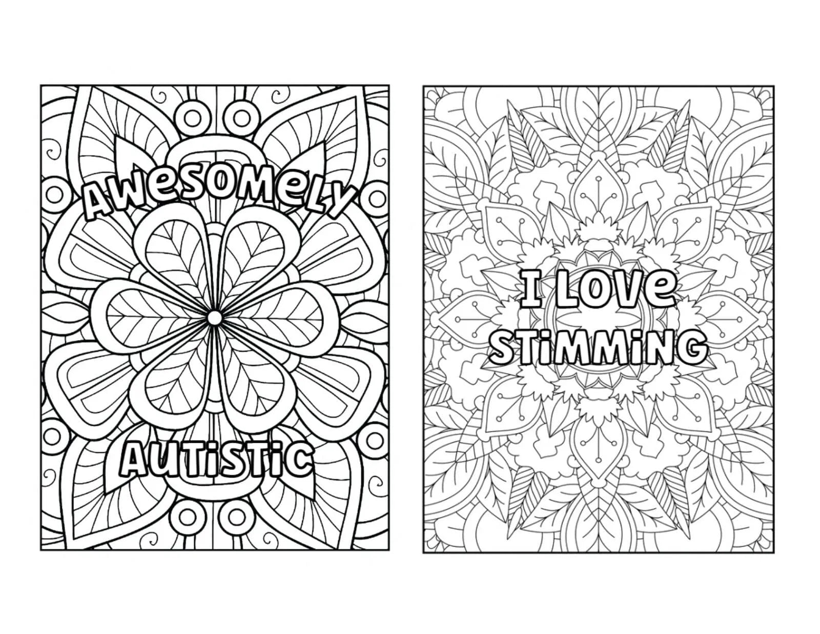 Coloring Pages Printable for Autistic Adults