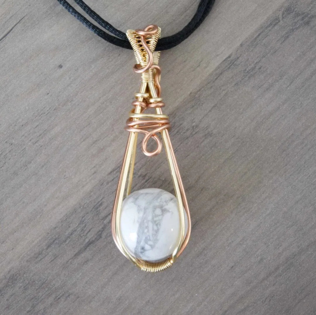 Crystal Spinner Fidget by Intuitively Mystical Howlite