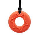 Donut Chew Necklace Orange