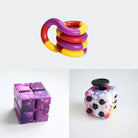Fidget Bestsellers Bundle (choose your colors) Paint Splatter Purple Galaxy Purple red yellow