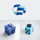 Fidget Bestsellers Bundle (choose your colors) Sky Blue Blue Galaxy Blue white deep blue