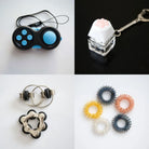 Fidget Toy Favorites Bundle (choose your colors) Black Turquoise Golden Rainbow