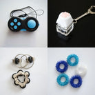 Fidget Toy Favorites Bundle (choose your colors) Black Turquoise Blue Ocean