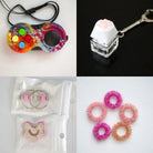 Fidget Toy Favorites Bundle (choose your colors) Pink Paint Splatter Pink Rose
