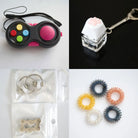 Fidget Toy Favorites Bundle (choose your colors) White Pink Golden Rainbow