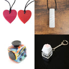 Hard Chewer Bundle + Fidgets 2 Pack Marble Paint Pour