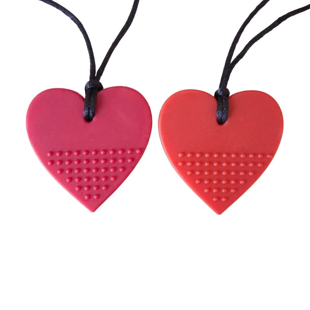 Heart Chew Necklace by The Autistic Innovator 2 Pack