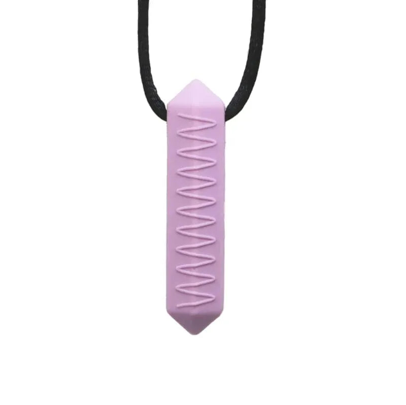 Mini Prism Chew Necklace Purple