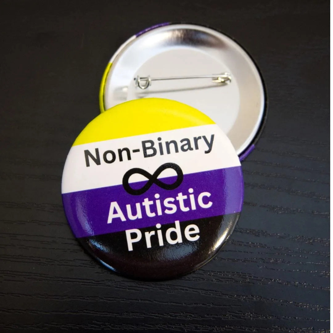 Non-Binary Autistic Pride Pin