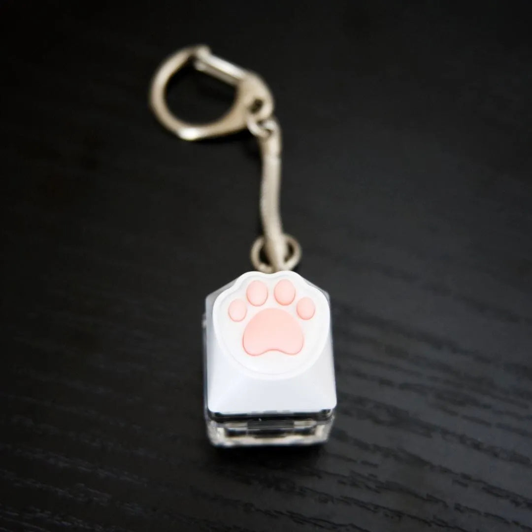 Paw Keyboard Fidget Keychain